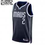 Maillot NBA Dallas Mavericks Kyrie Irving 2 Jordan 2022-23 Statement Edition Navy Swingman - Enfant